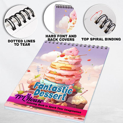 TPLHOUSE Fantastic Dessert Coloring Pages for Adult