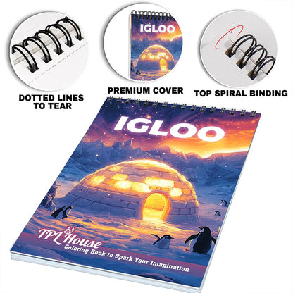 TPLHOUSE Igloo Coloring Pages for Adults