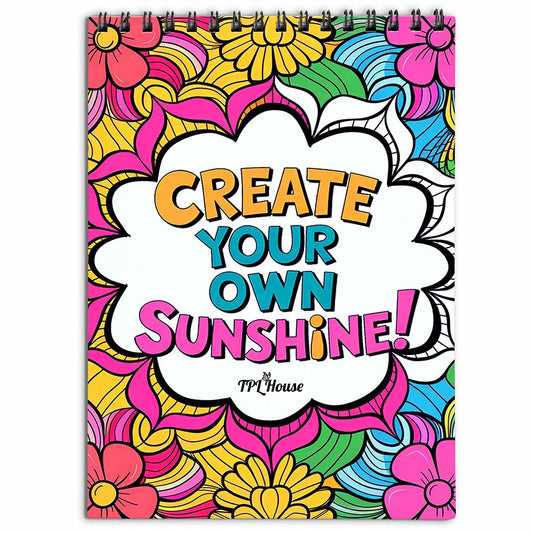 TPLHOUSE Inspirational Quotes Coloring Book for Adults