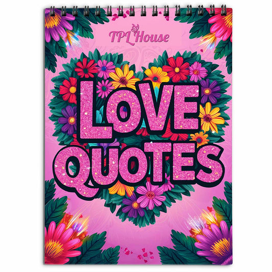 TPLHOUSE Love Quotes Coloring Book for Adults