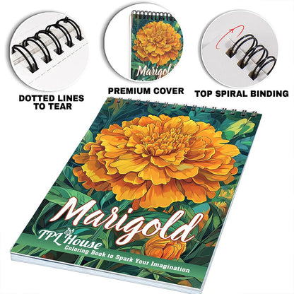TPLHOUSE Marigold Coloring Pages for Adults