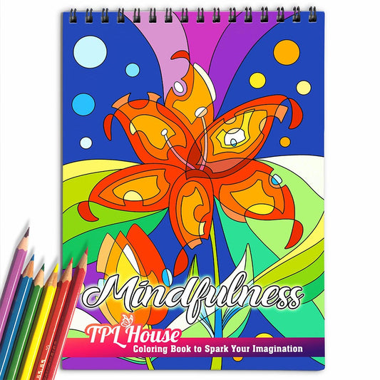 TPLHOUSE Mindfulness Coloring Book for Adult