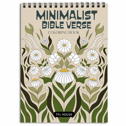 TPLHOUSE Minimalist Bible Verse Coloring Book for Adults