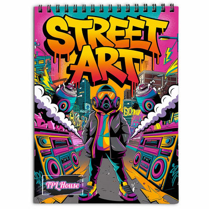 TPLHOUSE Street Art Coloring Book for Adults
