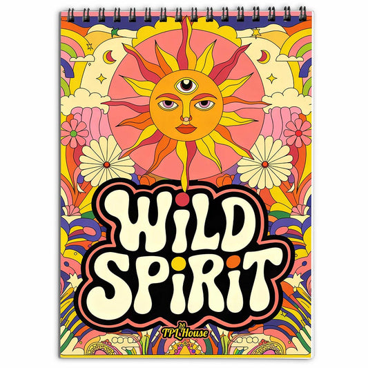 TPLHOUSE Wild Spirit Coloring Book for Adults