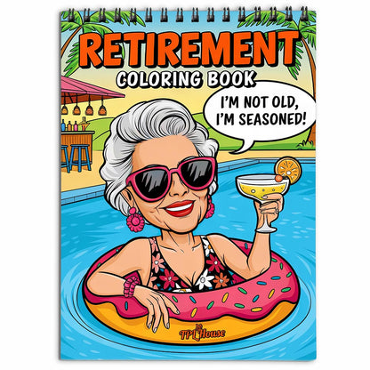 TPLHOUSE Retirement Coloring Book for Adults