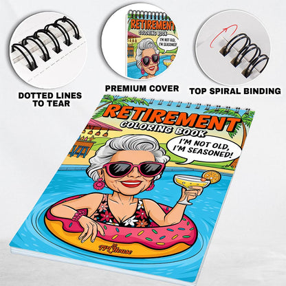 TPLHOUSE Retirement Coloring Pages for Adults
