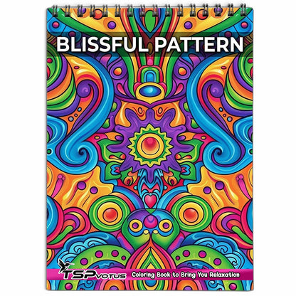 TSPVOTUS Blissful Pattern Coloring Book for Adult