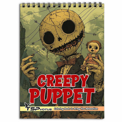 TSPVOTUS Creepy Puppet Coloring Book for Adult