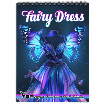 TSPVOTUS Fairy Dress Coloring Book for Adult