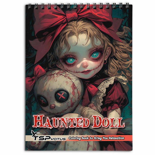 TSPVOTUS Haunted Doll Coloring Book for Adults