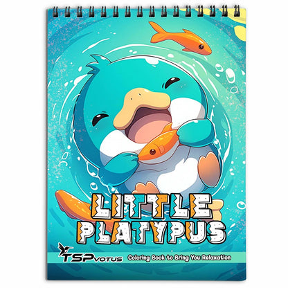 TSPVOTUS Little Platypus Coloring Book for Adults
