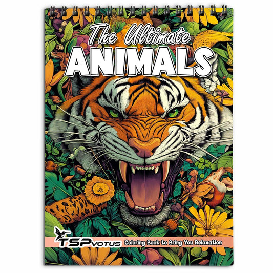TSPVOTUS The Ultimate Animals Coloring Book for Adults