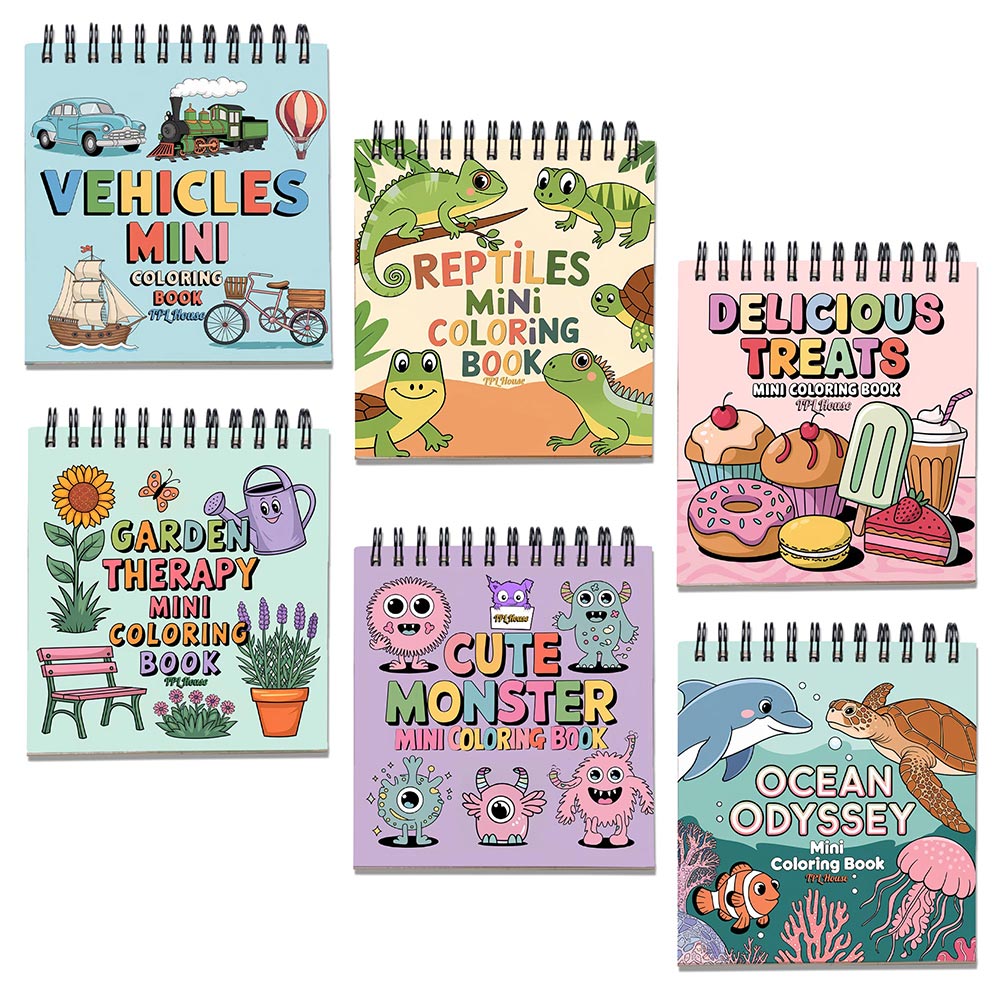 Various Themes Mini Coloring Book for Adult