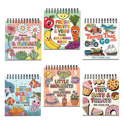Various Themes Mini Coloring Book for Adult
