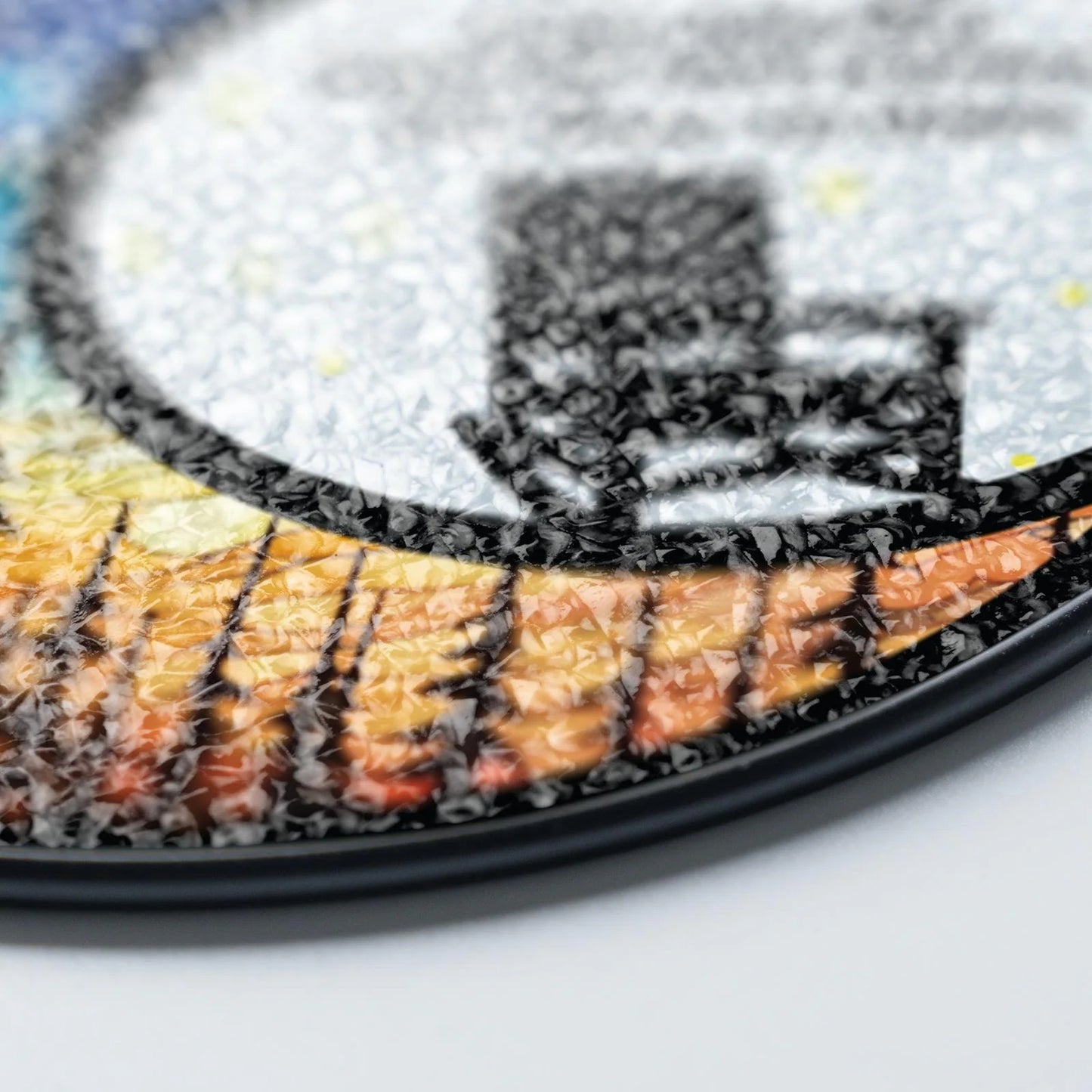 Netecom The Sky Looks Different Stained Glass Suncatcher – Memorial Sympathy Gift, Christmas in Heaven, Loss of Mom Dad