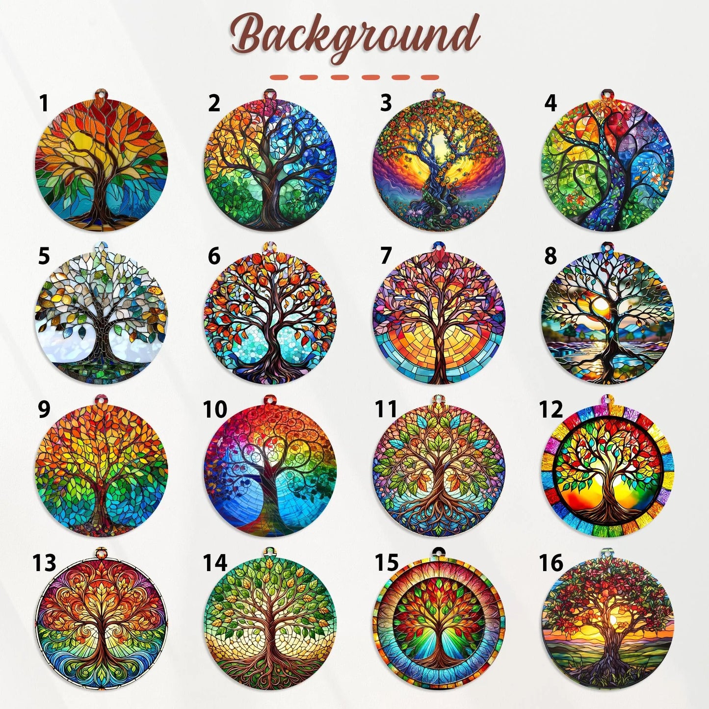 Netecom Personalized Tree of Life Suncatcher – Custom Family Window Decor, Meaningful Family Gift, Mother’s Day Keepsake
