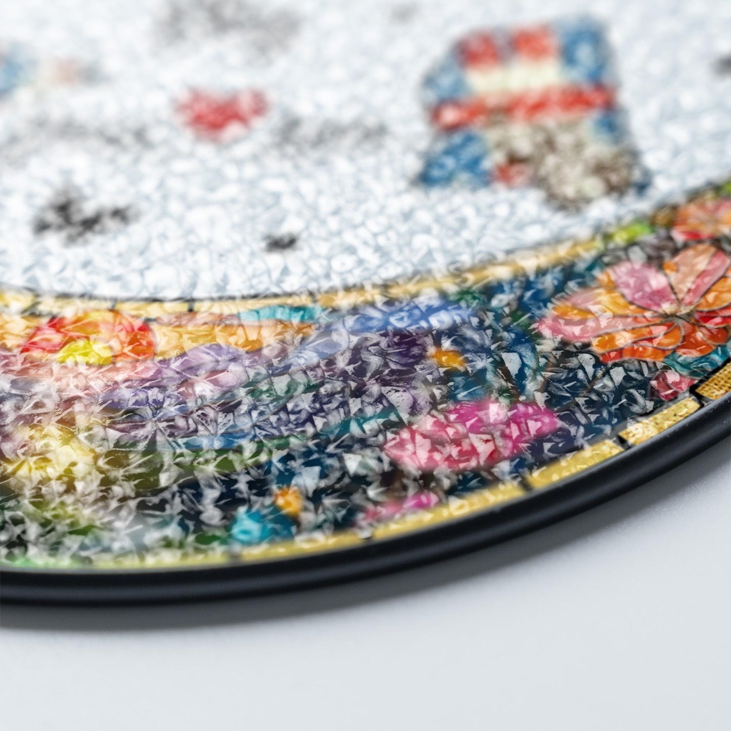 Netecom Personalized Long Distance Stained Glass Suncatcher, Always Under the Same Sky Gift, Long Distance Friendship Keepsake, Sister Best Friend