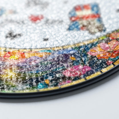 Netecom Personalized Long Distance Stained Glass Suncatcher, Always Under the Same Sky Gift, Long Distance Friendship Keepsake, Sister Best Friend