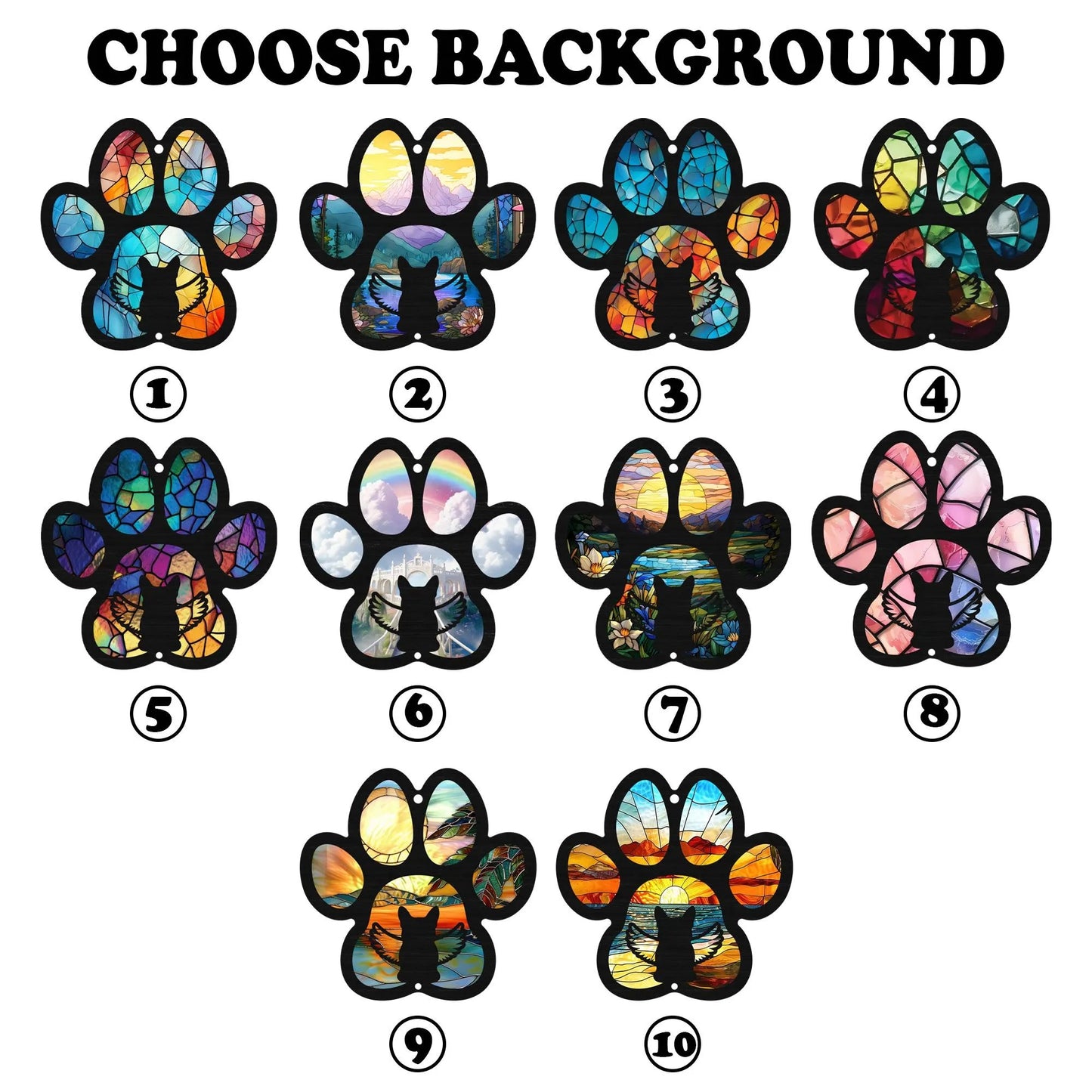Netecom Personalized Pet Memorial Suncatcher – Custom Dog & Cat Sympathy Gift for Loss