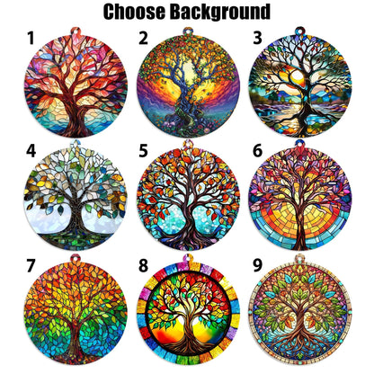 Netecom Pitbull Dog Memorial Suncatcher Gift – Personalized Pet Loss Ornament, Bereavement Keychain and Sympathy Card Remembrance Set