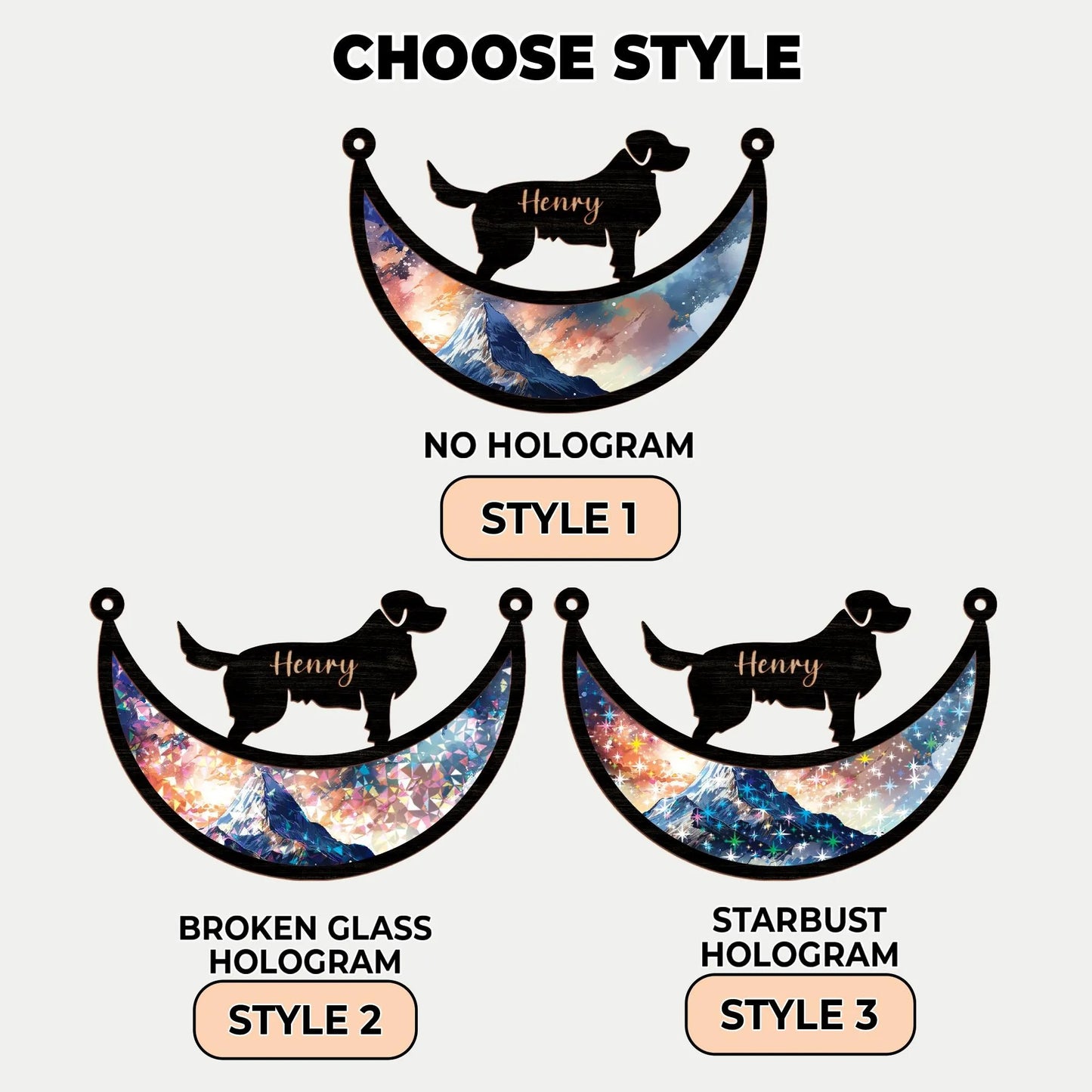 Netecom Personalized Cat Memorial Suncatcher – Couple Cat on Moon, Pet Loss Gift, Dog and Cat Remembrance, Custom Pet Memorial Window Hanging