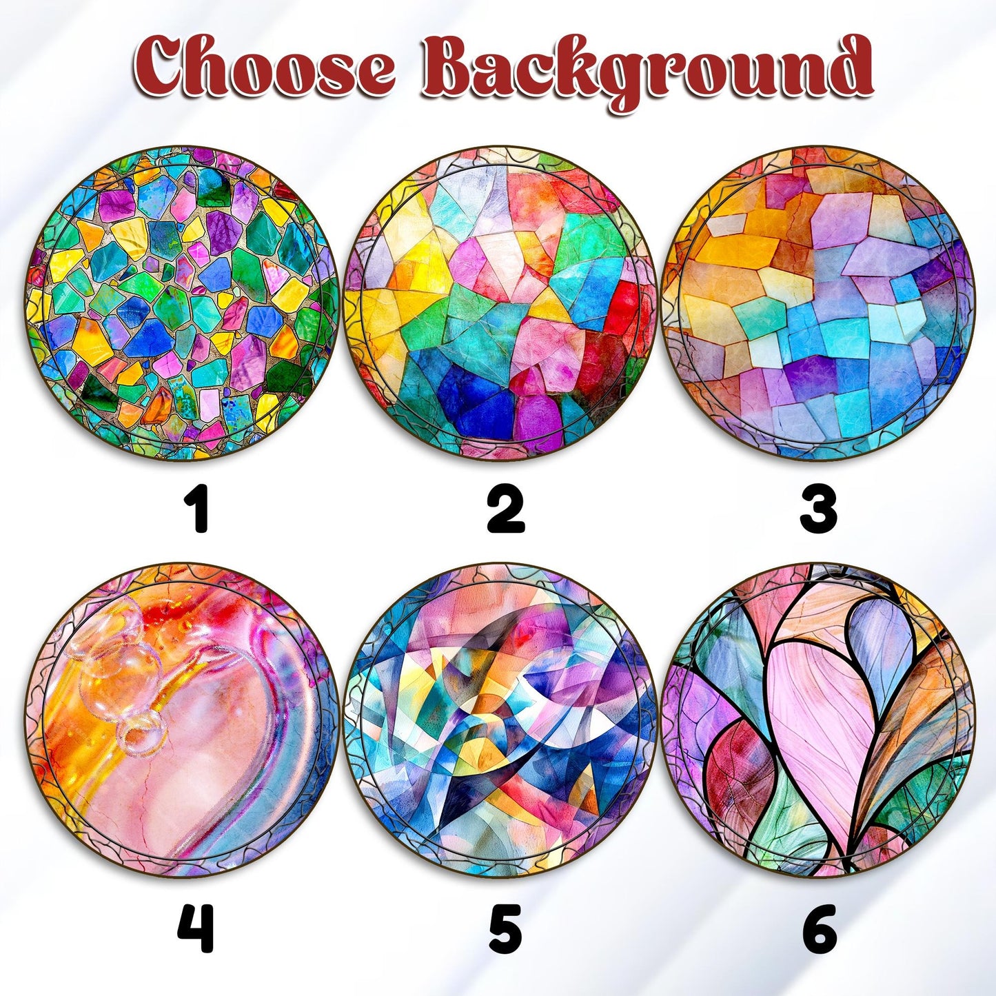 Netecom Personalized Dad Gift – Custom Stained Glass Suncatcher,  Father’s Day Birthday Christmas for Dad Men, Photo Window Hanging Keepsake