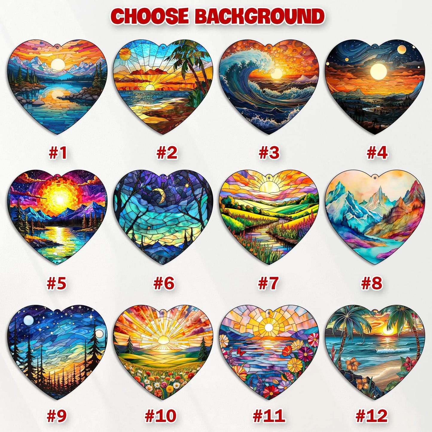 Netecom Wedding Anniversary Suncatcher – 30th Anniversary Couple Gift, Custom Anniversary Keepsake, Deer Couple, Elephant, Penguin Wedding Gift