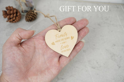 Netecom Personalized Family Tree Wood Sign Custom Grandkids Names with Hanging Hearts Love Grows Here Decor Mother’s Day Gift for Mom