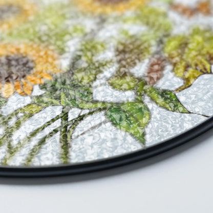 Netecom Monarch Butterfly Stained Glass Suncatcher – Butterfly Window Hanging, Sun Room Decor, Moth Lover Gift, Flower Sun Catcher for Home Decoration