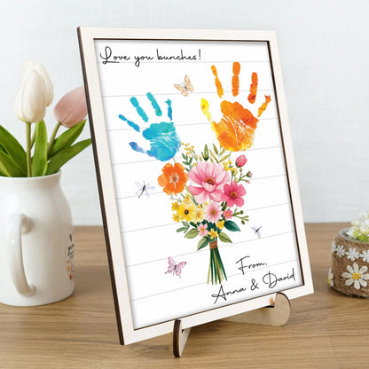 Netecom Personalized Snowman Family Wooden Frame Grandparent Christmas Gift Custom Grandkids Snowman Sign Papa Nana Holiday Keepsake
