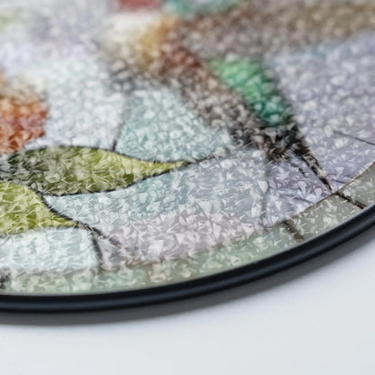 Netecom Hummingbirds and Wild Flowers Stained Glass Suncatcher – Window Hanging Nature Art, Grandma Gift, Light Catcher Wall Decor for Women Mom