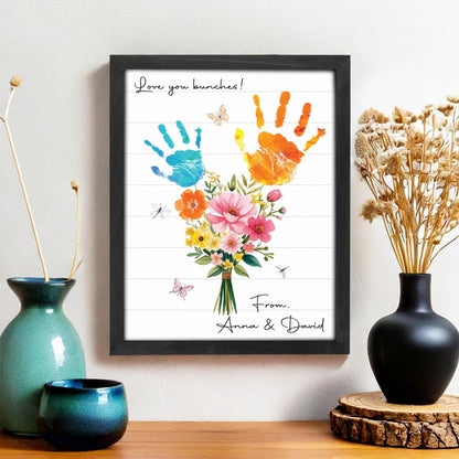 Netecom Personalized Snowman Family Wooden Frame Grandparent Christmas Gift Custom Grandkids Snowman Sign Papa Nana Holiday Keepsake