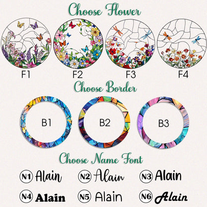 Netecom Beagle Dog Memorial Crystal Suncatcher – Personalized Pet Portrait Stained Glass, Dog Memorial Gifts, Pet Loss Sympathy, Rainbow Bridge Remembrance