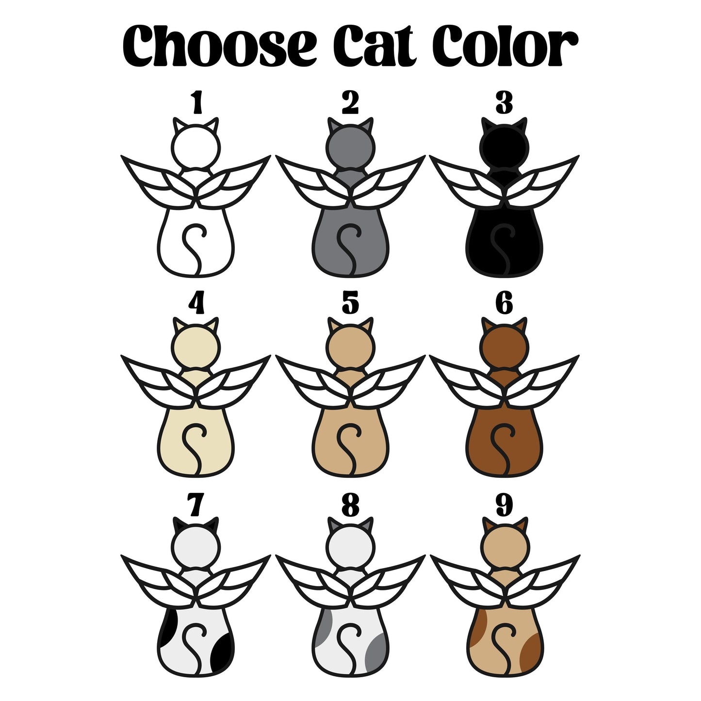 Netecom Custom Cat Angel Memorial Suncatcher – Tree of Life Pet Loss Gift, Rainbow Bridge Light Catcher, Personalized Kitty Remembrance Ornament