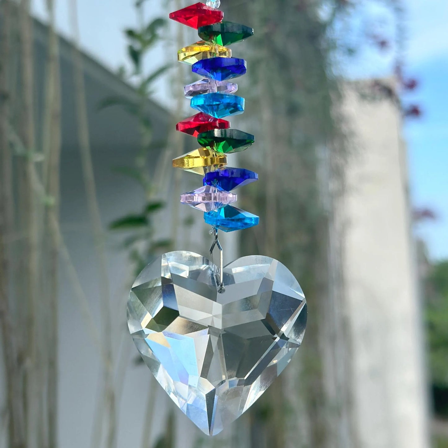 Netecom Thank You Appreciation Crystal Suncatcher Gift for Women, Gratitude Window Hanging, Teacher Thank You Gift, Inspirational Crystal Decor