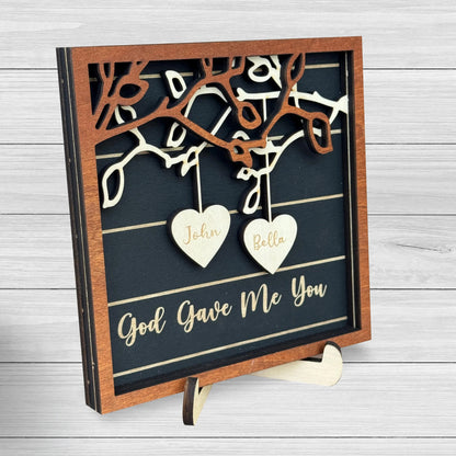 Netecom Personalized Couple Keychain Gift Custom Matching Keychains Anniversary Gift for Boyfriend Girlfriend Valentine's Day Gift for Him & Her Custom Couple Keychain