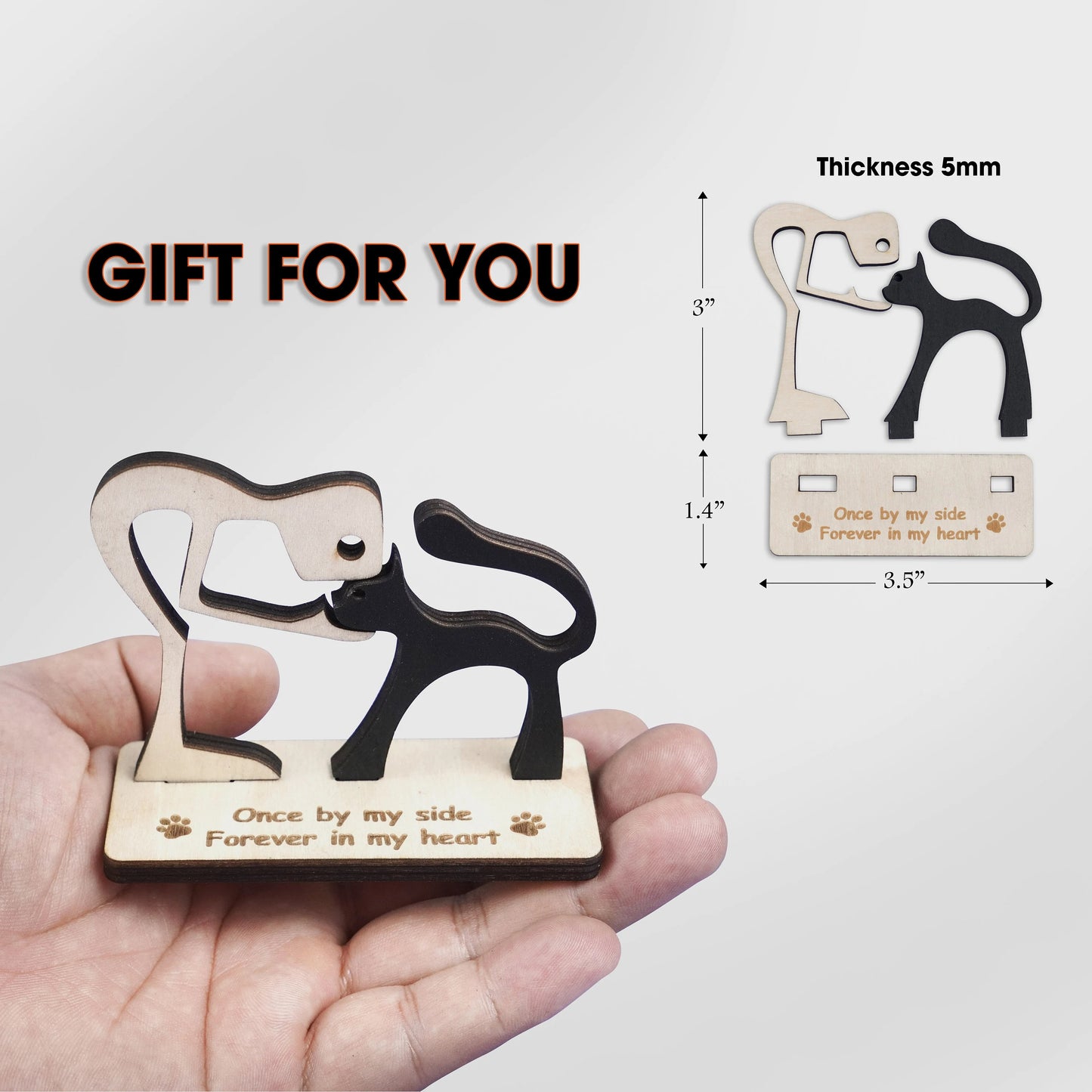 Netecom Personalized Cat Memorial Suncatcher – Stained Glass Look Pet Remembrance Ornament, Rainbow Bridge Window Hanging, Cat Mom Gift