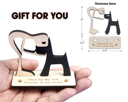 Netecom Dog Memorial Suncatcher – Loss of Pet Sympathy Gift, Rainbow Bridge Dog Ornament, Fur Mama Lovers Gift, Dog Mom Pet Loss Gifts