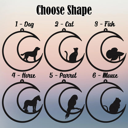 Netecom Cat Memorial Suncatcher – Pet Passing Rainbow Bridge Lightcatcher, Dog, Rabbit, Horse, Parrot, Bird Memorial Gift, Sympathy Condolence Remembrance Gift