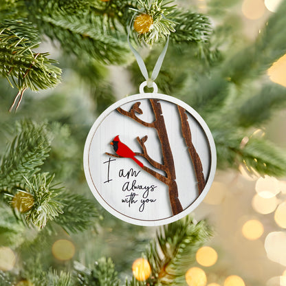 Netecom Memorial Cardinal Ornament for Christmas Tree – Remembrance Gift for Loved Ones