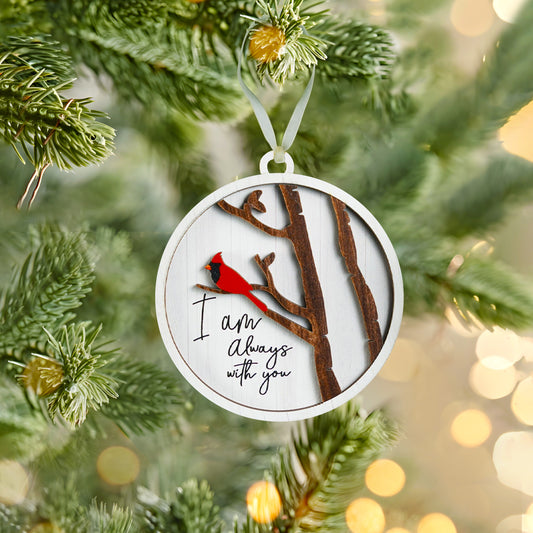 Netecom Memorial Cardinal Ornament for Christmas Tree – Remembrance Gift for Loved Ones