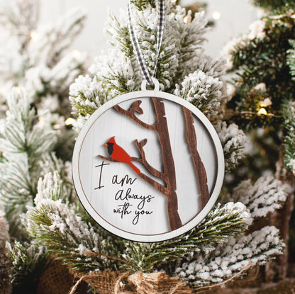 Netecom Memorial Cardinal Ornament for Christmas Tree – Remembrance Gift for Loved Ones