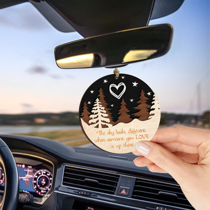 Netecom Merry Christmas Memorial Ornament Set – The Sky Looks Different When Someone You Love Is Up There Gift Box