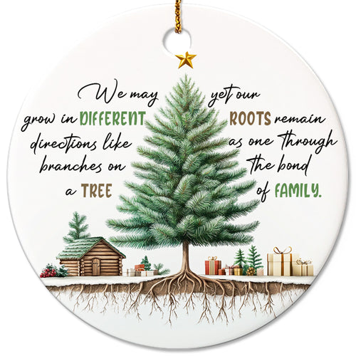 Netecom Snowman Christmas Ornament, Jesus is the Reason for the Season Ceramic Ornament for Xmas Tree Hanging Decorations Gift, Religious Gifts for Christian, Holiday Party Present