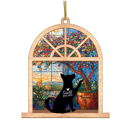 Netecom Personalized Husky Memorial Suncatcher – Husky Dog Loss Sympathy Gift & Pet Remembrance Ornament
