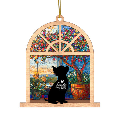 Netecom Personalized Chihuahua Memorial Suncatcher – Chihuahua Pet Loss Sympathy Gift & Remembrance Ornament