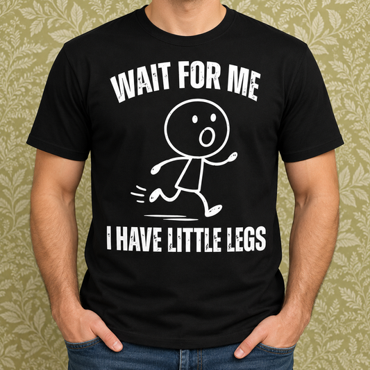 Wait For Me I Have Little Legs Funny Shirt