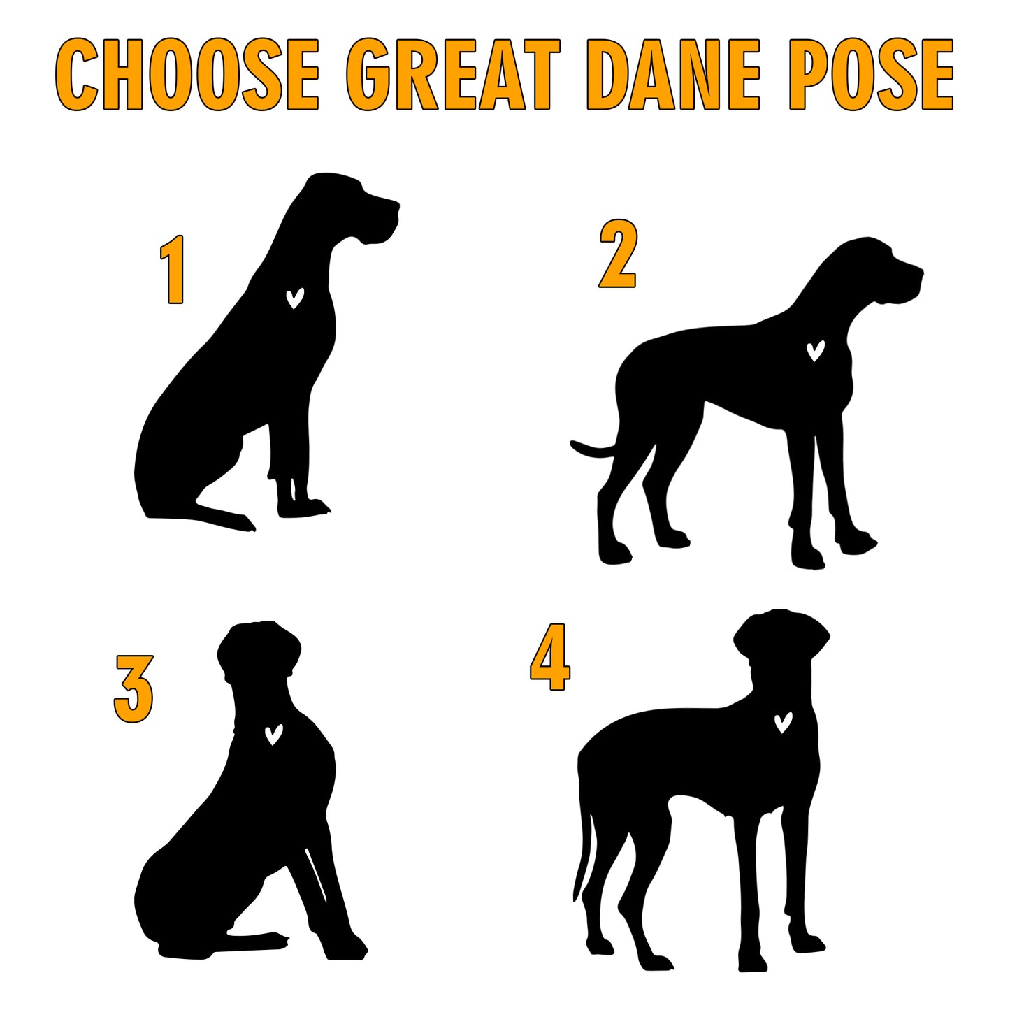 Netecom Great Dane Memorial Wind Chimes for Dogs, Personalized Suncatcher Ornament, Pet Loss Remembrance Gift for Garden or Home