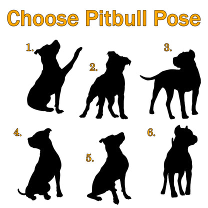 Netecom Personalized Pitbull Suncatcher for Windows Hanging, Custom Dog Sun Catcher Ornament with Name Date, Unique Gifts for Book Lovers, Reader Teacher Librarian Bookworm